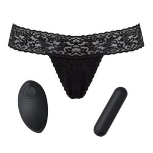 String vibrant télécommandée Secret Panty 2 noir