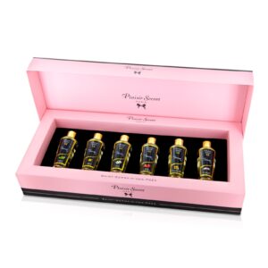 Coffret 6 huiles de massage sèches - Plaisir Secret