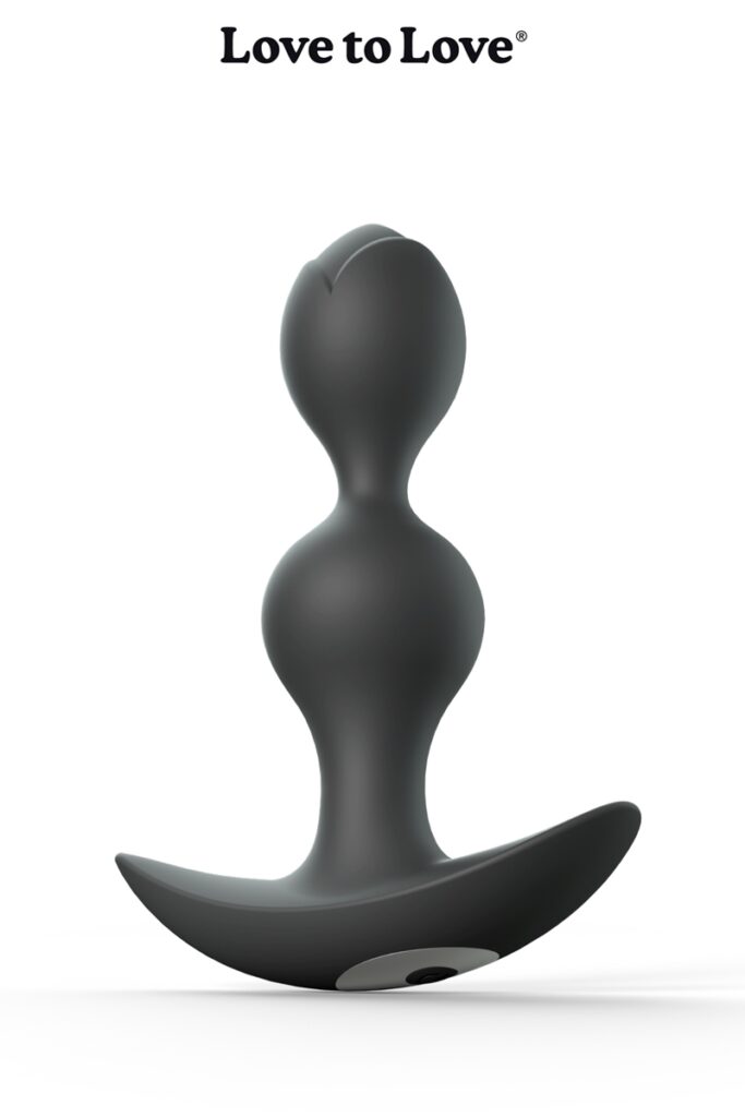 Plug anal vibrant Twinny Bud noir – Image 5