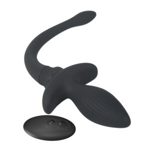 Plug Queue de chien vibrant Puppy Swing 9.5 x 4cm