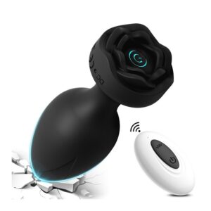 Plug vibrant Rosy Bello 8 x 3.5cm Noir