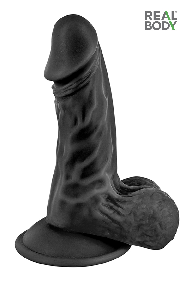 Gode réaliste 13 cm - Real Mike noir – Image 4