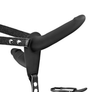 Double gode ceinture noir - Fetish Tentation