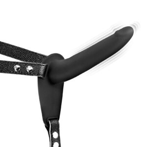 Gode ceinture noir vibrant Fetish Tentation