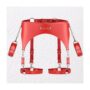 Ceinture Porte-Jarretelles et Menottes Rouge