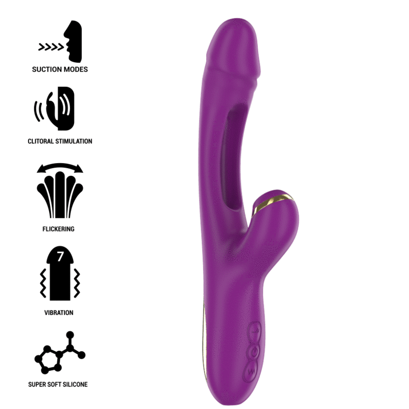Vibromasseur Ateneo Intense langue oscillante et aspiration