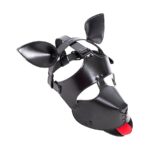 Masque Tête de chien Dog Fun Noir – Image 3