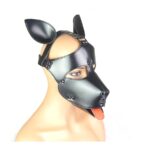 Masque Tête de chien Dog Fun Noir – Image 4