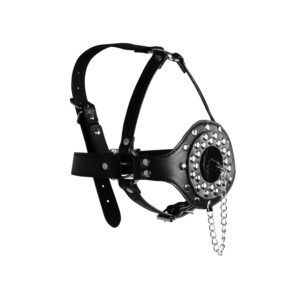 Bâillon Muselière Open Stopper Noir