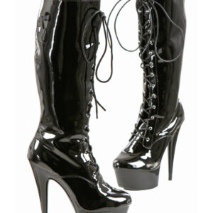 Bottes Vinyle noir (Grandes Tailles)