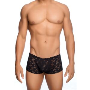 Boxer sexy Dentelle LACE MoB Noir