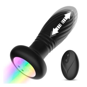 Plug vibrant à poussée Tainy 11 x 3.5cm