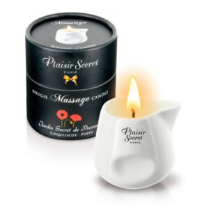 Bougie de massage coquelicot