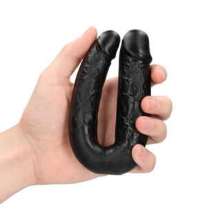 Double Gode U Shape 12 x 3cm Noir, marron ou chair