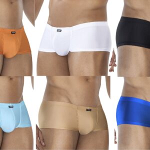 Boxer Hipster Blanc, noir, bleu, beige, orange ou turquoise