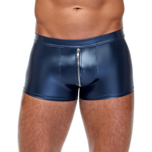 Boxer avec zip Andio Bleu métallisé