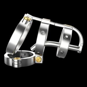 Cage de chasteté avec Tige Full Mechanic 6.5 x 3.5cm