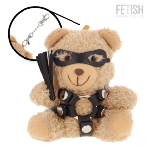 Ours Peluche Porte-Clés Beari Harness Noir Bongo