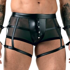 Boxer avec ouverture à l'avant et attache