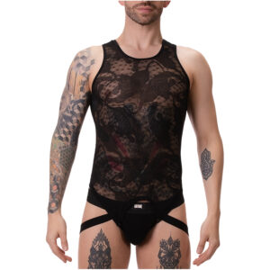 Body en dentelle Enver Noir