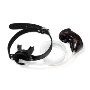 Bâillon Urinoir avec Cage souple Noir