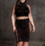 Soutien-gorge Triangle Ouvert Charma Noir - XL/XXXXL