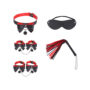 Kit Sexy Bow 5 Pièces Noir-Rouge