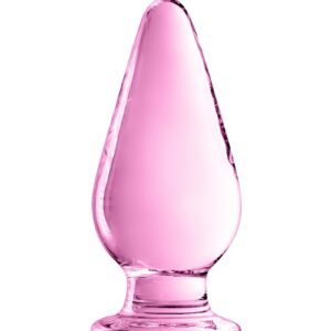 Plug anal verre Glossy Toys n° 26 Rose