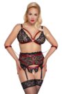 Ensemble 3pcs ouvert avec menottes - XL
