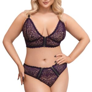 Ensemble Brassière et culotte en dentelle