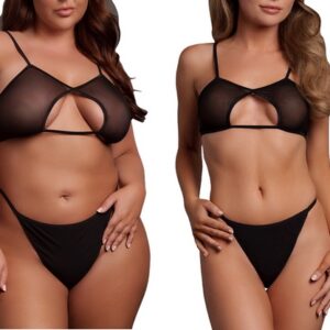 Soutien-Gorge Transparent Bravia Noir