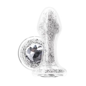 Plug Bijou Glam Star 8 x 3.5cm Argent