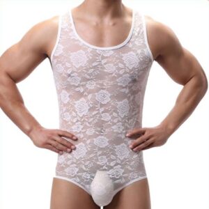 Body dentelle Blanc