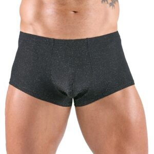 Boxer noir pailleté