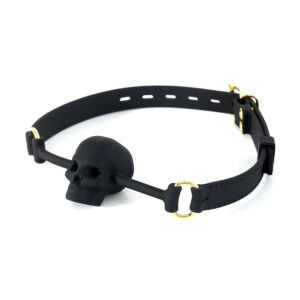 Bâillon Tête de mort Skull Noir