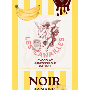 Chocolat noir banane - Tablette 100g - Les canailles