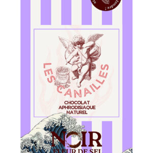Chocolat noir fleur de sel - Tablette 100g - Les canailles