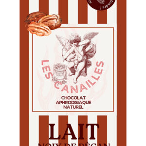 Chocolat au lait noix de pécan - Tablette 100g - Les canailles