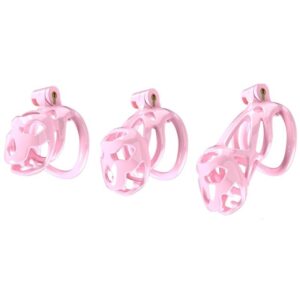 Cage de chasteté Bouh Rose S, M ou L