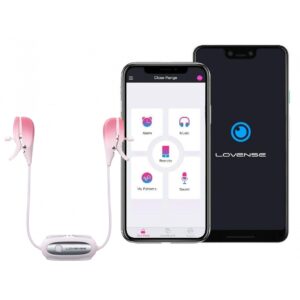 Pinces à tétons vibrantes connectées Gemini Lovense