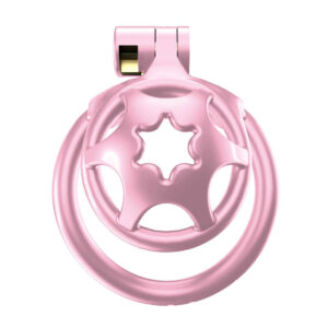 Cage de chasteté Sissy Star 3 x 3.4 cm Rose