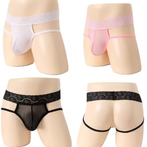 Jock fin Dentwaist Blanc, Rose ou Noir