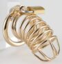 Cage de chasteté Golden Bird métal 8 x 3.5 cm