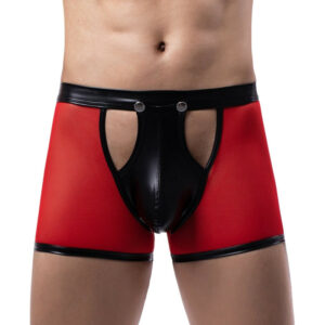 Boxer sexy Open Side Rouge