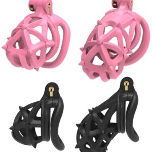 Cage Diapik Rose ou Noir, S ou M