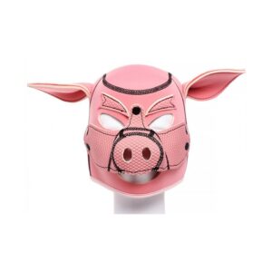 Cagoule Tête de cochon Pig Hood Rose