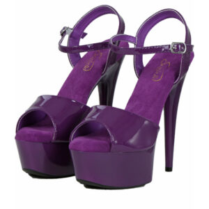 Escarpin Violet verni