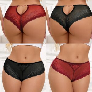 Tanga dentelle bijou Coeur - Litolu Lingerie