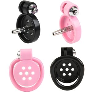 Cage plug Terhidy 2.5 x 3.8 cm Noir ou Rose