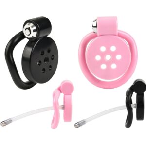 Cage avec Tige Cathidy Noire ou rose 2.5 x 3.8 cm